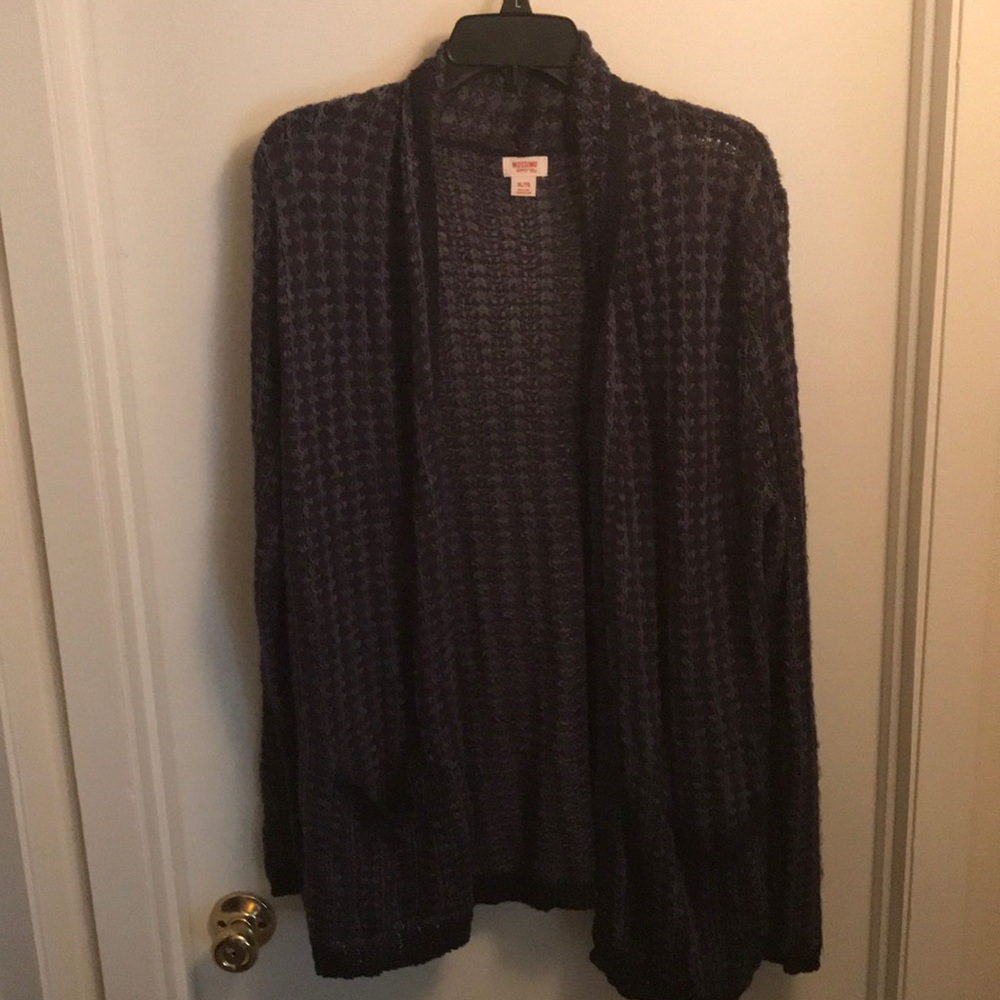 Navy cardigan